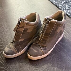 Maurices Camouflage Wedge Sneakers
